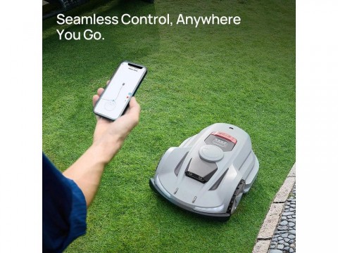 Robot rasaerba Sunseeker X3, tecnologia GPS/RTK/Vision AI con doppia fotocamera per aree fino a 800 mq